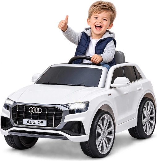 Dětské elektrické autíčko Jamara Audi Q8 12V bílé