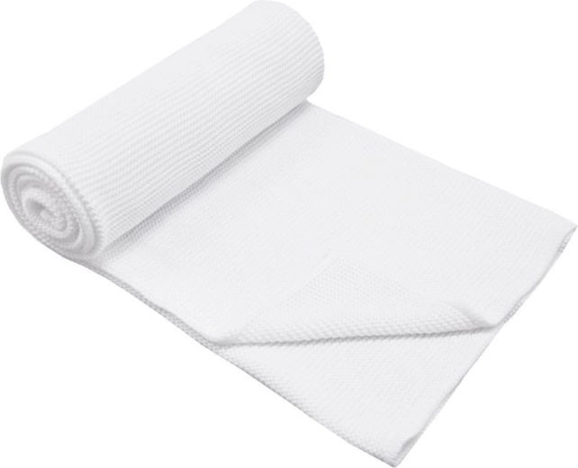 Bambusová deka Eko bílá 80 × 100 cm