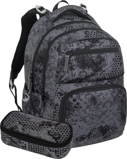 Bagmaster studentský set ZIPSTER 25 B šedý