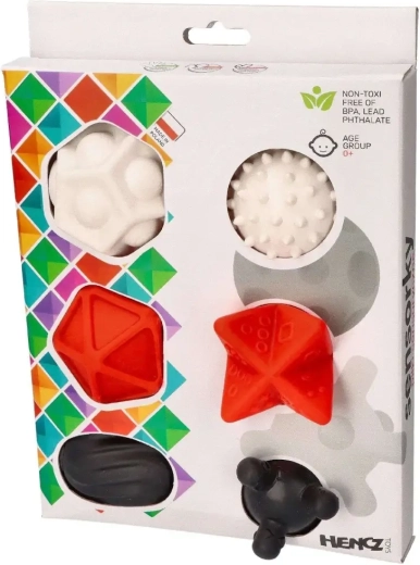 Kontrastní senzorické míčky 6 ks 6m+ Mom's Care