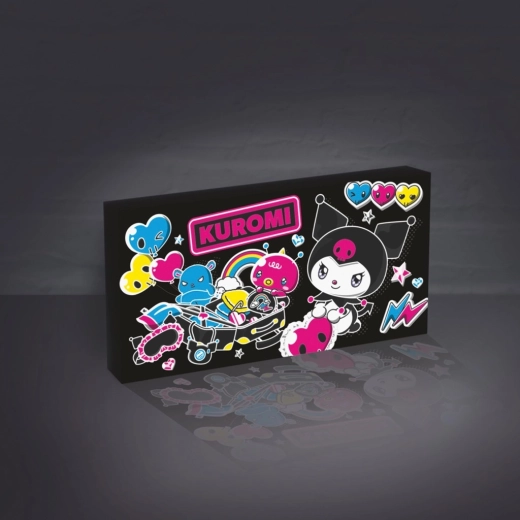 Svítící obraz KUROMI – neonová dekorace na zeď