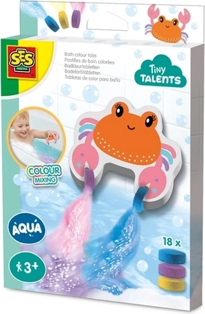 SES tablety na barvení vody do vany krab (18 ks)