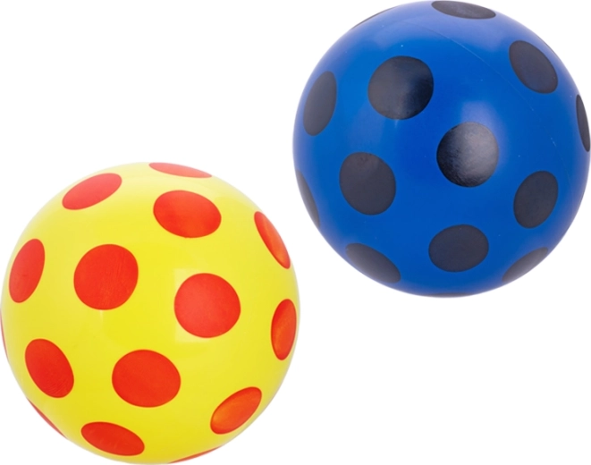Gumový míč s puntíky 23 cm pro děti