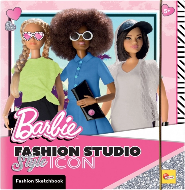 Kniha pro navrhování šatů Barbie