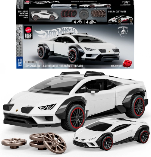 Stavebnice Mattel Brick Shop Hot Wheels Speed Series Lamborghini Huracán Sterrato