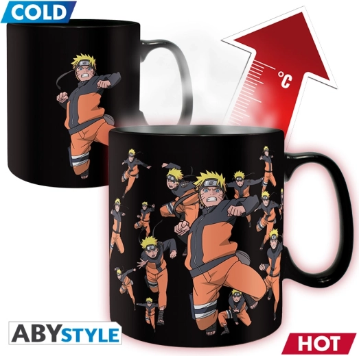 Hrnek s termoefektem Naruto Shippuden (multicloning) 460 ml - 1 kus