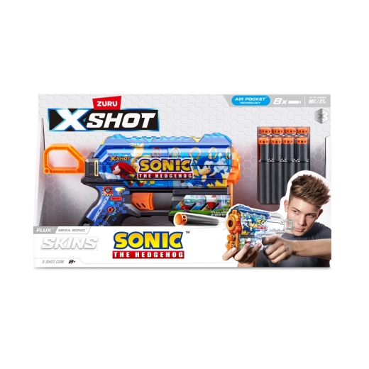 X-Shot Skins Flux Sonic the Hedgehog blaster více druhů
