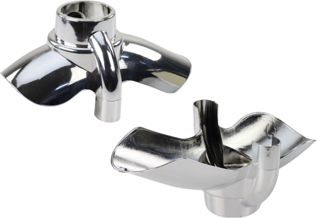 Plastové blatníky stříbrné pro model PRO700