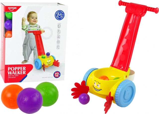 Pchací sběrač míčků pro děti