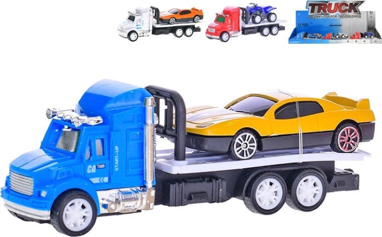 Nákladní auto na setrvačník s mini vozidlem 12,5 cm