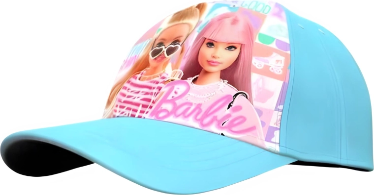 Dětská tyrkysová kšiltovka Barbie – Velikost: 52