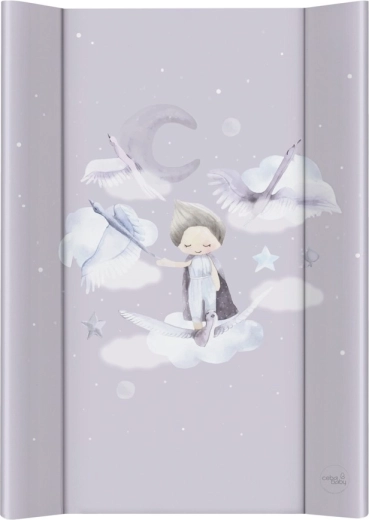 Ceba Baby přebalovací podložka s pevnou deskou 50 × 70 cm basic wild swans