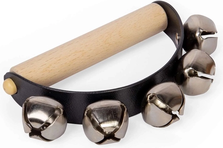 Bigjigs Toys dětské rolničky s dřevěnou rukojetí