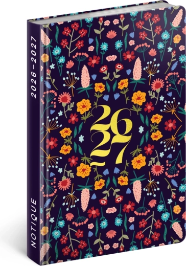 Notique 18měsíční diář Petito Flóra 2026/2027, 11 × 16 cm