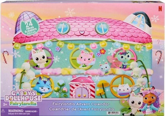 Adventní kalendář Gabby’s Dollhouse Wróżkolandia - 1 kus