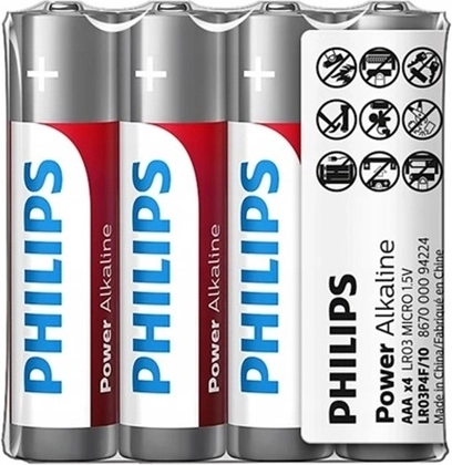 Alkalická baterie Philips AAA LR3 1,5 V