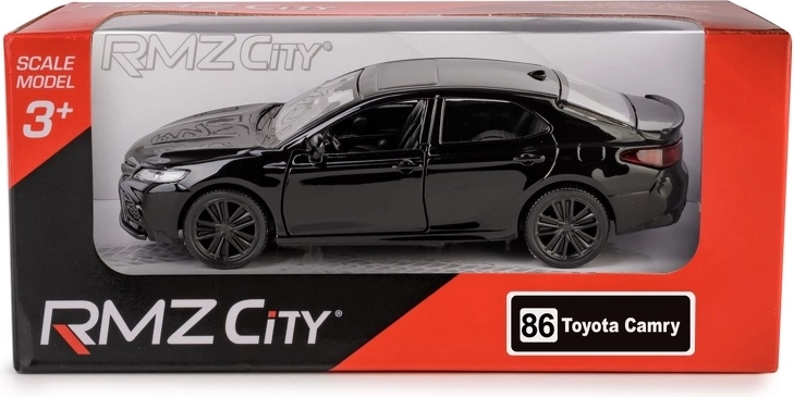 Kovový model RMZ City Toyota Camry 2022 1:32 černý s pull-back pohonem