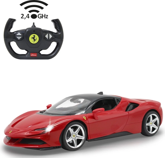 Jamara Ferrari SF90 Stradale RC auto 1:14 červené - 1 kus