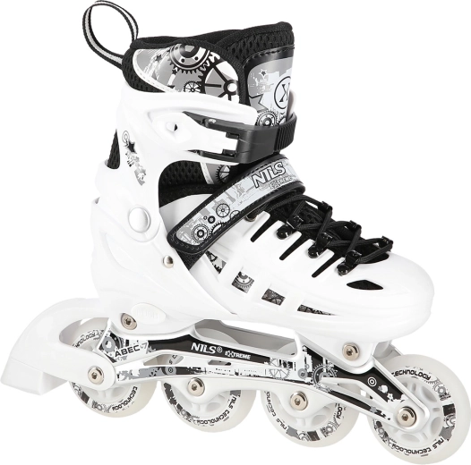 Dětské brusle 4v1 NILS EXTREME NH10905 – Bílá (varianta 1)