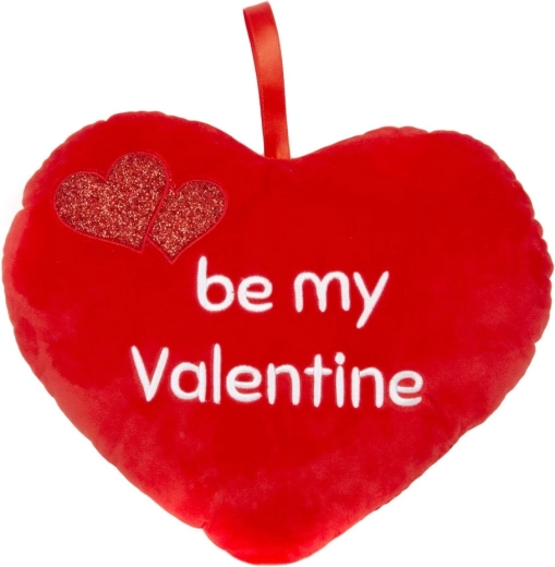 plyšové valentýnské srdce 33 cm