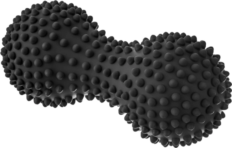 Masážní duoball s hroty TULLO – černý