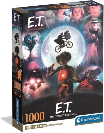 Puzzle CLEMENTONI kultovní filmy: E.T. Mimozemšťan 1000 dílků