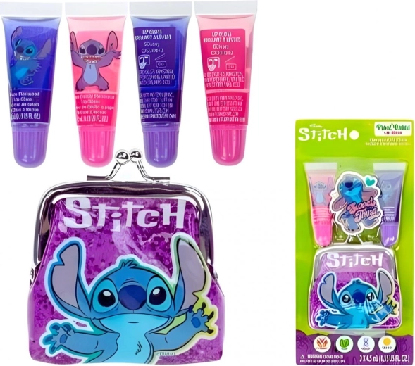 Sada peněženky a 2 gelů na rty Stitch