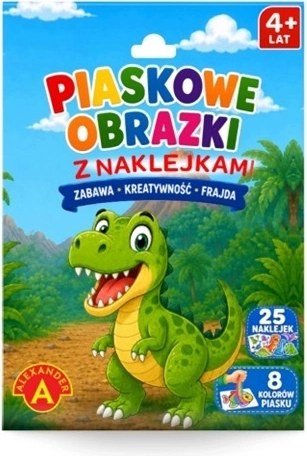Kreativní sada pískové obrázky Dinozaur