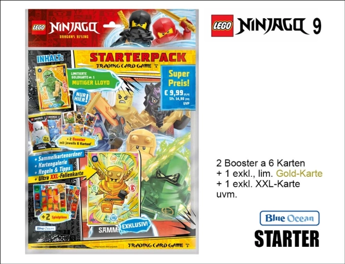 LEGO NINJAGO sběratelské karty série 9 startovací balíček