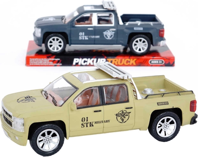 Plastové autíčko pick-up na setrvačník 26 cm - 1 kus