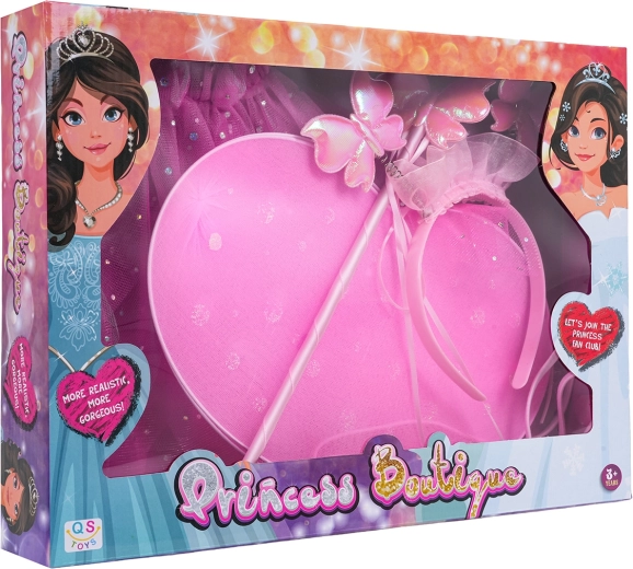 Dětská sada malé princezny s motýlími křídly