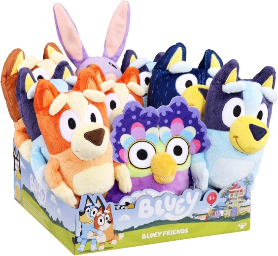Bluey plyšová postavička 18–23 cm (vystavení CDU) - 1 kus