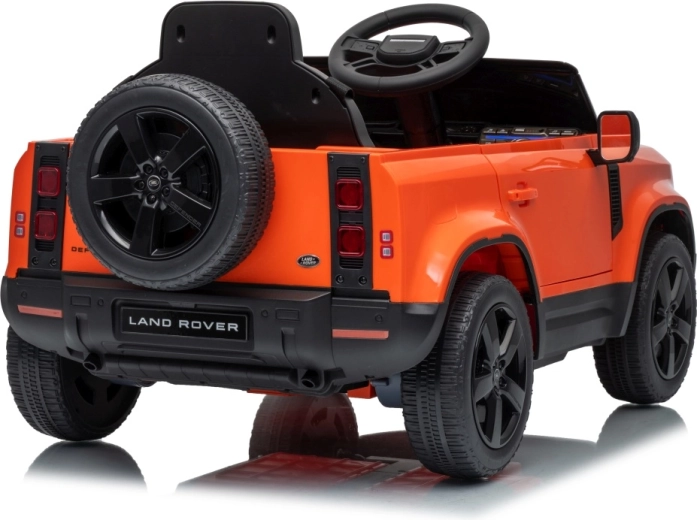 Dětské elektrické auto Land Rover Defender oranžové