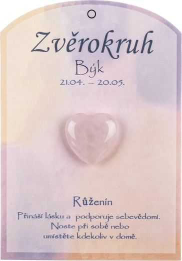 Růženínové srdce pro znamení Býk
