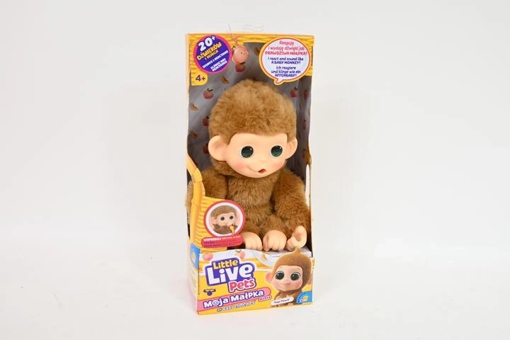 Little Live Pets My Baby Monkey Minis interaktivní opička Pepi Peach
