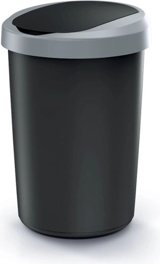 Odpadkový koš s klapkovým víkem 40 l COMPACTA R