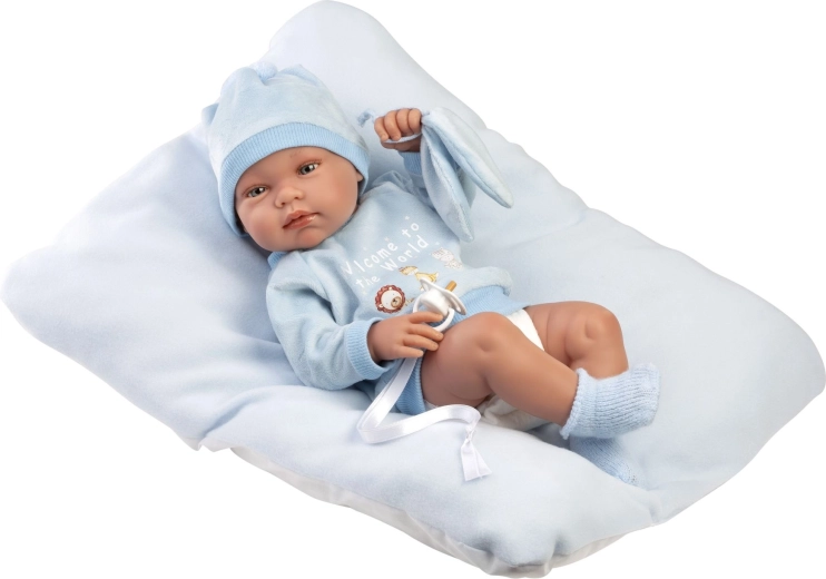 Llorens new born chlapeček realistická panenka miminko 43 cm
