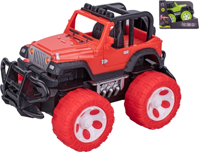 Terénní auto na setrvačník 13 cm
