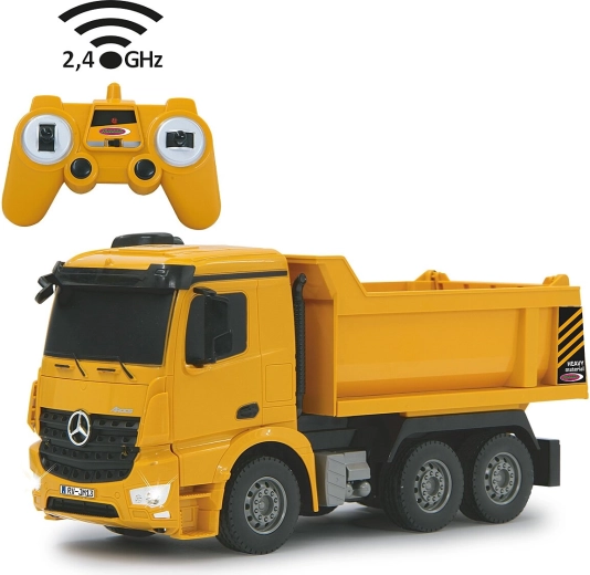 Jamara Mercedes-Benz Arocs sklápěč na dálkové ovládání 1:26 2,4 GHz - 1 kus
