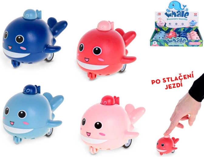 Jezdící delfín 8 cm pro děti od 3 let