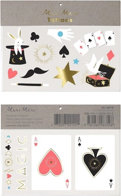 Sada smývatelných tetování Abrakadabra MERI MERI