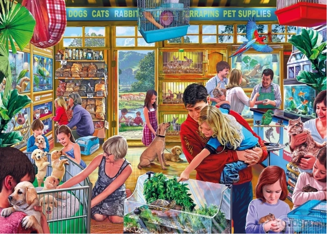 Puzzle Chlupatí přátelé 500 dílků