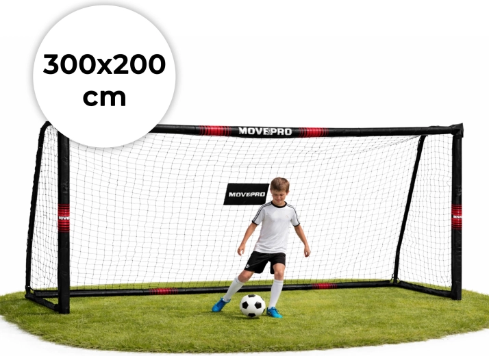 Fotbalová branka s síťí 300 × 200 × 120 cm MOVEPRO