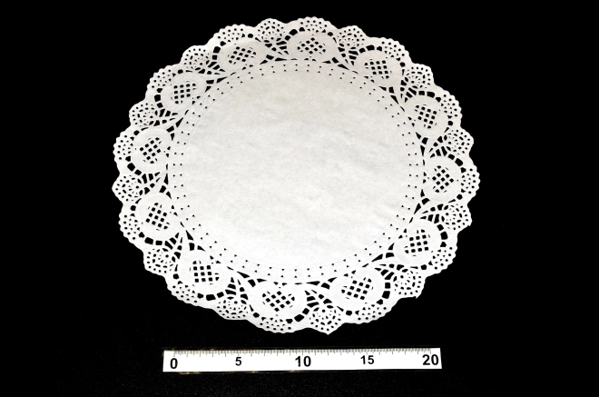 Papírová dortová krajka 32 cm, 8 ks
