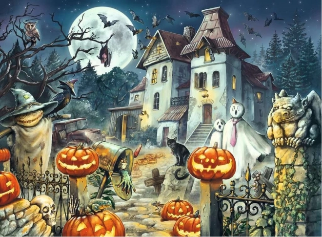 Ravensburger puzzle Halloween domov 300 dílků