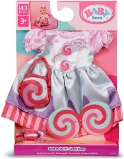 BABY born šatičky s cukrátky 43 cm