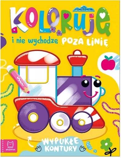Omalovánka s lokomotivou – nevycházím z linií