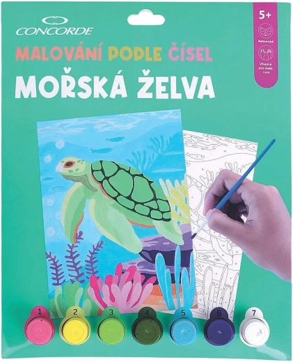 Malování podle čísel CONCORDE – mořská želva