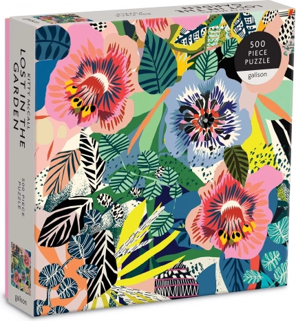 Galison puzzle Ztracené v zahradě 500 dílků