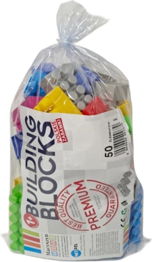 Prémiové stavební kostky 50 ks